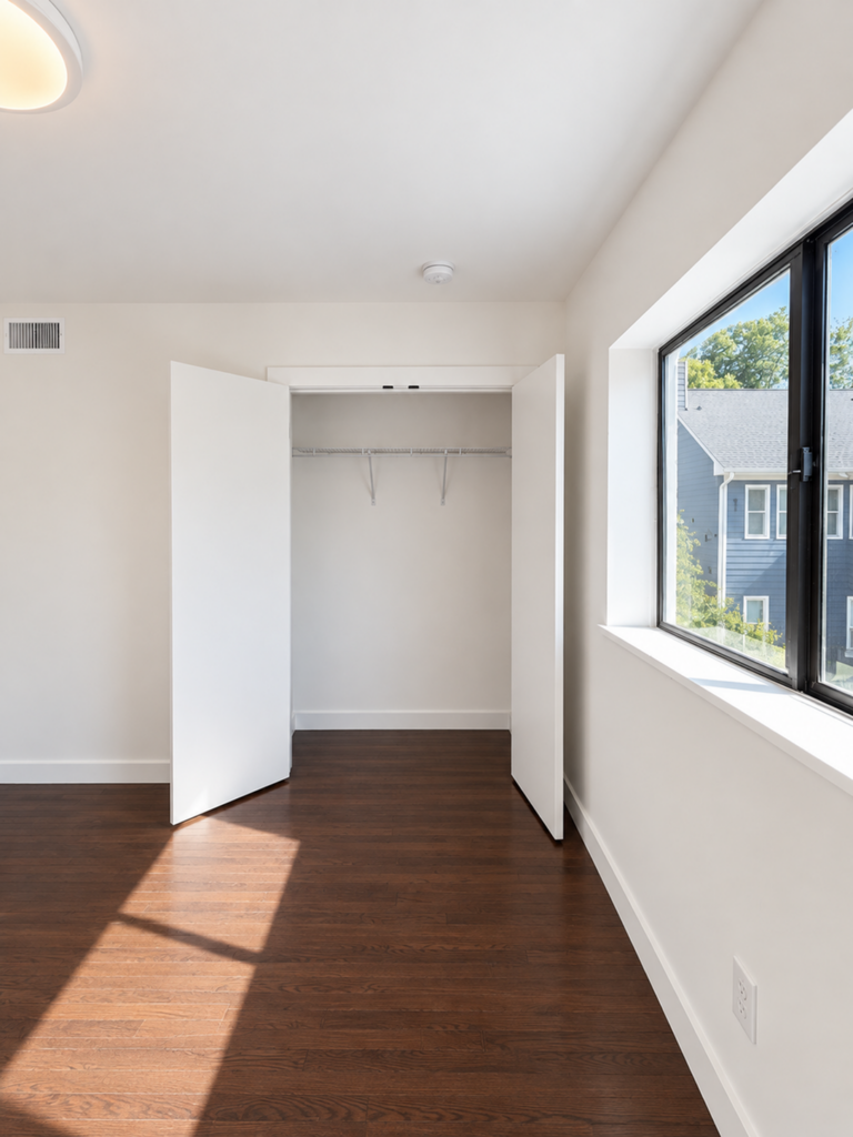 A 3D image of the A floorplan, a 750 squarefoot, 2 bed / 1 bath unit
