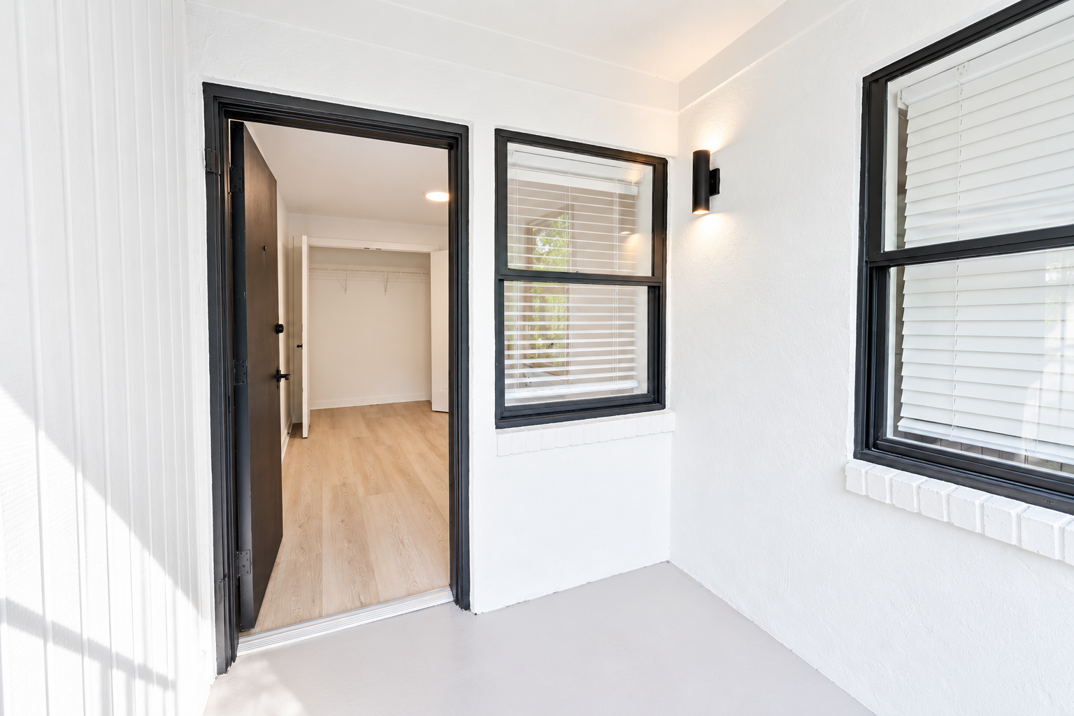 Bright Modern Balcony Entryway